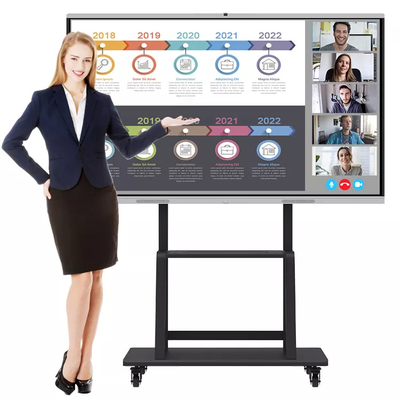 4K UHD 98-calowy interaktywny wyświetlacz LCD Inteligentny interaktywny płaski panel